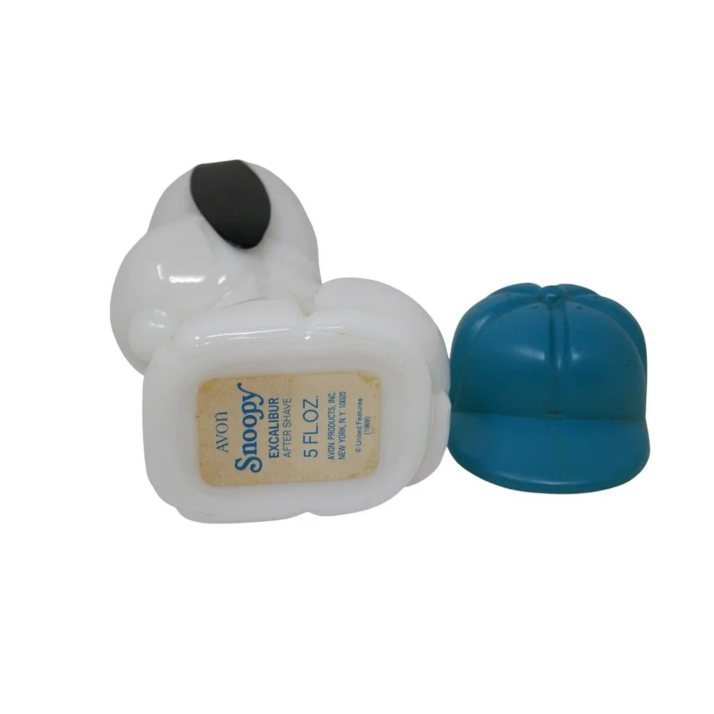 Avon 1969 Snoopy Excalibur Aftershave Cologne Bottle